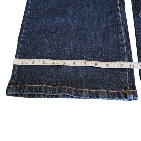 Free Assembly Womens High Rise Wide Leg Jeans Dark Wash Denim Size 8 NWT - Picture 7 of 12